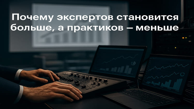 Почему экспертов становится больше, а практиков — меньше: разрыв между знанием и результатом