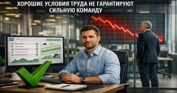 Хорошие условия труда не гарантируют сильную команду