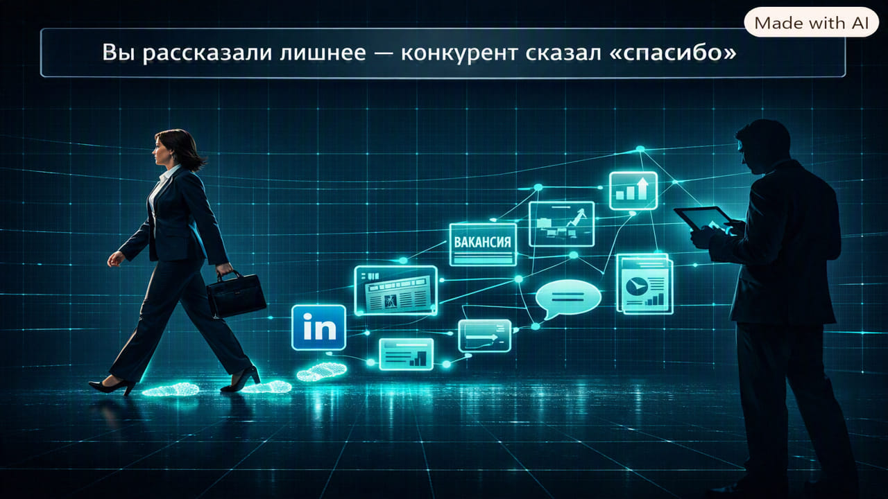 Вы рассказали лишнее — конкурент сказал "спасибо"